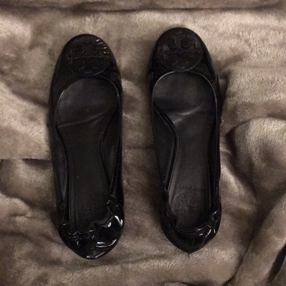 Tory Burch black flats size 7